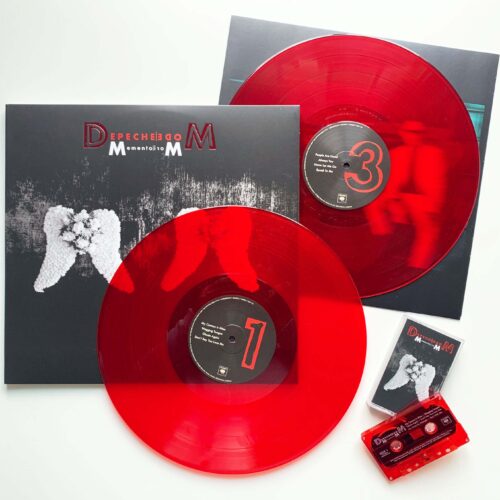 DEPECHE MODE LP Ultra (Red Marbled Coloured Vinyl)